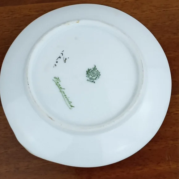 Vintage P.T. hand painted Bavaria Tirscenreuth appetizer plate art nouveau - Picture 3 of 9